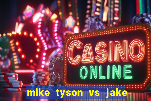 mike tyson vs jake paul assistir online